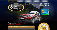 Desktop Screenshot of marindrivingschool.com